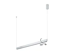 Светильник подвесной LED Талия 08208-125,01 Kink Light белый на 1 лампу, основание белое в стиле хай-тек современный линейный