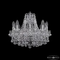Люстра подвесная 1409/12/141 Ni Bohemia Ivele Crystal без плафона на 12 ламп, основание никель в стиле классический sp