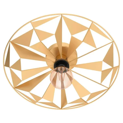 Светильник потолочный  Castanuelo 43599 Eglo без плафона 1 лампа, основание золотое в стиле арт-деко современный 