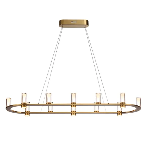 Светильник подвесной Defance 7144/65L Odeon Light прозрачный на 12 ламп, основание бронзовое в стиле современный классический овал фото 4 Светильник подвесной Defance 7144/65L Odeon Light прозрачный на 12 ламп, основание бронзовое в стиле современный классический овал фото 4
