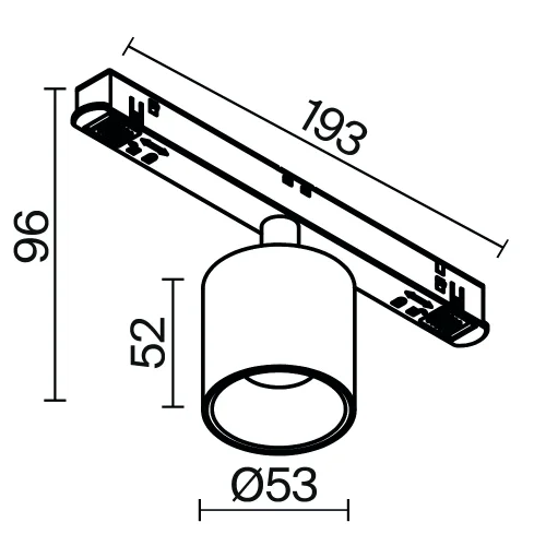 Трековый светильник LED Magnetic track system Exility TR132-4-7W-DS-B Maytoni чёрный для шинопроводов серии Magnetic track system Exility чёрный фото 9