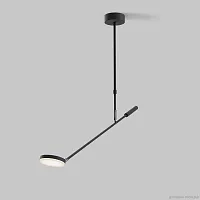 Светильник подвесной LED Fad MOD070CL-L8B3K Maytoni чёрный на 1 лампу, основание чёрное в стиле хай-тек современный 