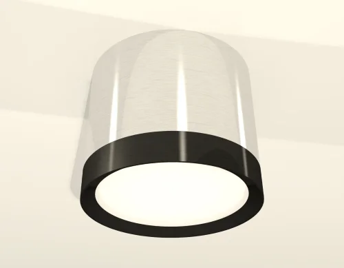Светильник накладной XS8120001 Ambrella light серебряный 1 лампа, основание серебряное в стиле хай-тек круглый фото 2