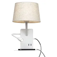Бра LOFT9993-WH LOFT IT бежевый 1 лампа, основание белое в стиле современный 