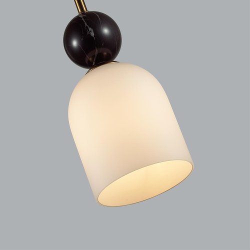 Светильник подвесной Lolla 4361/1B Odeon Light белый на 1 лампу, основание белое в стиле хай-тек фото 5