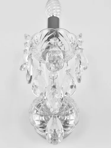Бра 105B/1/165 Ni Bohemia Ivele Crystal без плафона на 1 лампа, основание прозрачное никель в стиле классический sp фото 4