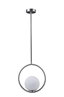 Светильник подвесной Glob LOFT2600-B LOFT IT белый 1 лампа, основание никель в стиле современный шар