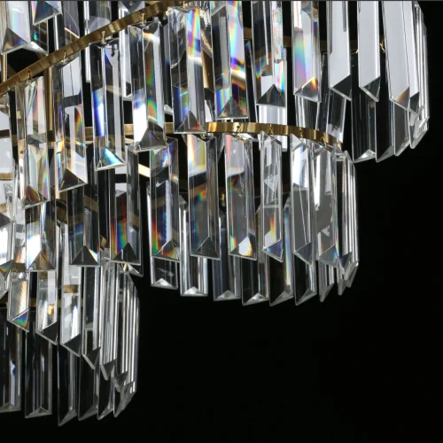 Люстра подвесная Аделард 642017010 MW-Light прозрачная на 10 ламп, основание золотое в стиле классический  фото 13