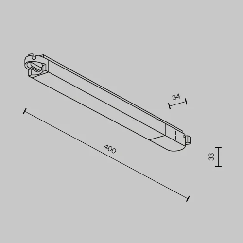 Трековый светильник LED Single phase track system TR000-1-12W4K-B Maytoni чёрный для шинопроводов серии Single phase track system чёрный фото 9