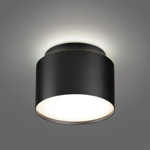 Светильник накладной Lirio 371038 Novotech чёрный на 1 лампу, основание чёрное в стиле минимализм круглый фото 5