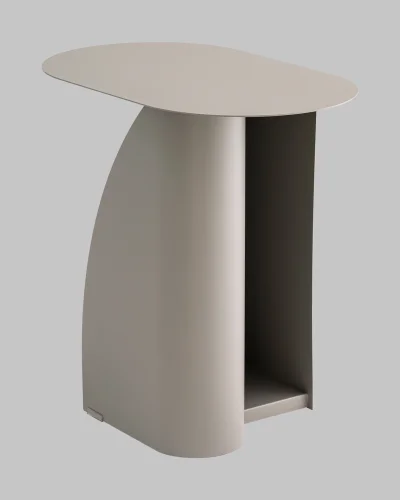 Журнальный столик Yvaine, металл, темно-серый УТ000040318 Stool Group столешница серая из металл фото 5