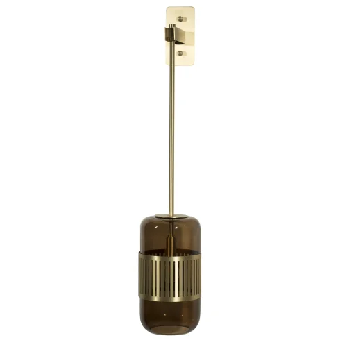 Бра Hudson 10098W LOFT IT янтарный на 1 лампа, основание золотое в стиле современный  фото 2