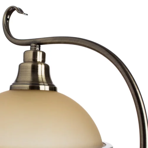 Настольная лампа SAFARI A6905LT-1AB Arte Lamp бежевая 1 лампа, основание античное бронза металл в стиле кантри  фото 3