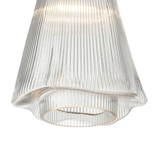 Светильник подвесной Emily VL5603P11 Vele Luce прозрачный 1 лампа, основание хром в стиле современный  фото 3