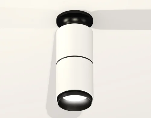 Светильник накладной Techno spot XS6301221 Ambrella light белый 1 лампа, основание чёрное в стиле современный круглый фото 2