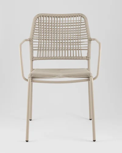 Стул Solaia, белый УТ000039920 Stool Group, белый/ротанг, ножки/металл/белый, размеры - *800**** фото 7