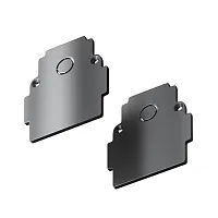 Заглушка торцевая 2шт Magnetic track system Gravity TRA010EC-42B Maytoni чёрный в стиле хай-тек современный для светильников серии Magnetic track system Gravity встраиваемый магнитный gravity магнитная