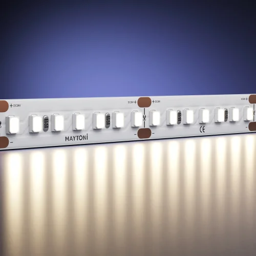 Светодиодная лента 24В 2835 17Вт/м 3000К 5м IP 20 201091 Maytoni цвет LED тёплый белый 3000K, световой поток 1530Lm фото 2