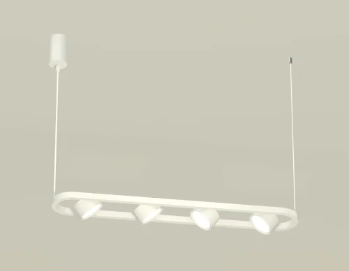 Светильник подвесной XB9163100 Ambrella light белый 4 лампы, основание белое в стиле хай-тек современный 