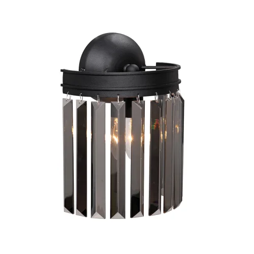 Бра V5155-1/1A Vitaluce серый чёрный на 1 лампу, основание чёрное в стиле классический современный фото 4 Бра V5155-1/1A Vitaluce серый чёрный на 1 лампу, основание чёрное в стиле классический современный фото 4