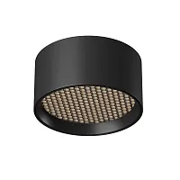 Светильник накладной LED Glare C122CL-L7-4K-B Maytoni чёрный на 1 лампу, основание чёрное в стиле современный хай-тек 