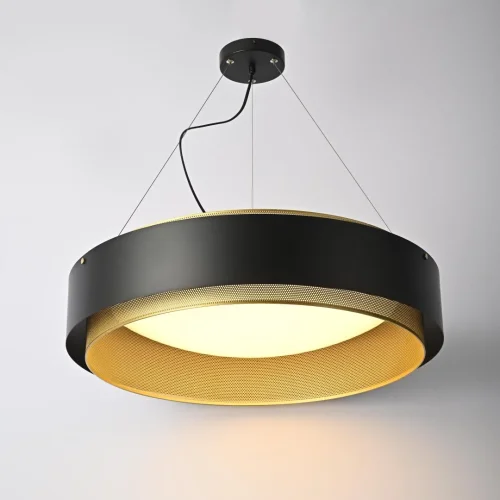 Светильник подвесной LED Casing 101409-26 ImperiumLoft золотой чёрный 1 лампа, основание чёрное в стиле современный  фото 7