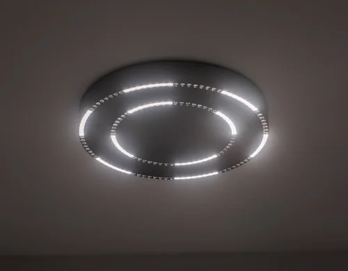 Светильник потолочный LED FL5822 Ambrella light чёрный 1 лампа, основание чёрное в стиле современный хай-тек  фото 2