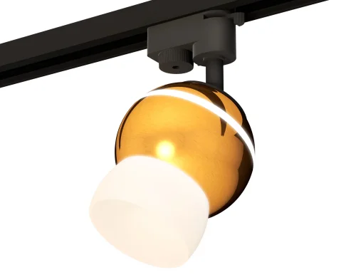Трековый светильник Track System XT1105008 Ambrella light золотой жёлтый для шинопроводов серии Track System чёрный