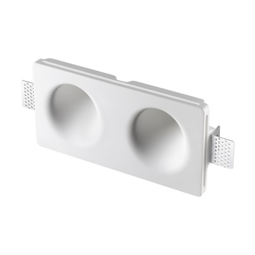 Светильник точечный Cail 371014 Novotech белый на 2 лампы, основание белое в стиле минимализм прямоугольный для затирки Светильник точечный Cail 371014 Novotech белый на 2 лампы, основание белое в стиле минимализм прямоугольный для затирки