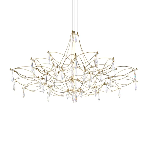 Люстра подвесная ЛЕД Мира / Mira 10590/1000 Gold Asfour LOFT IT прозрачная на 1 лампу, основание золотое в стиле арт-деко капли фото 5 Люстра подвесная ЛЕД Мира / Mira 10590/1000 Gold Asfour LOFT IT прозрачная на 1 лампу, основание золотое в стиле арт-деко капли фото 5