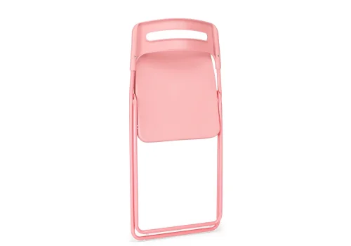 Пластиковый стул Fold складной pink 15484 Woodville, розовый/, ножки/металл/розовый, размеры - ****430*460 фото 5