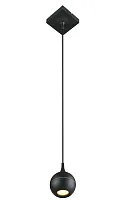 Светильник подвесной Favori 09438/01/30 Lucide чёрный 1 лампа, основание чёрное в стиле современный 