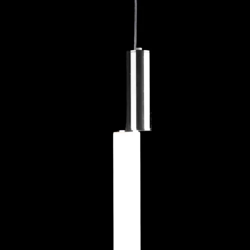 Светильник подвесной LED Alion 10051 Chrome LOFT IT белый 1 лампа, основание хром в стиле современный хай-тек трубочки фото 4