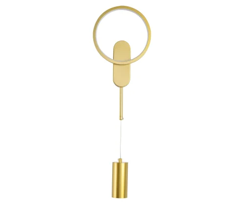 Бра LED Адис 2204,33 Kink Light золотой на 1 лампу, основание золотое в стиле хай-тек современный Бра LED Адис 2204,33 Kink Light золотой на 1 лампу, основание золотое в стиле хай-тек современный