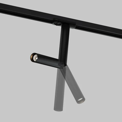 Трековый светильник LED Single phase track system Unity TR142-1-6W3K-B Maytoni чёрный для шинопроводов серии Single phase track system Unity чёрный фото 5