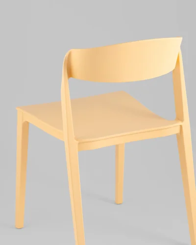 Стул Moris, пластик бледно-желтый УТ000039255 Stool Group, /, ножки/пластик/, размеры - *775***490*510 фото 3