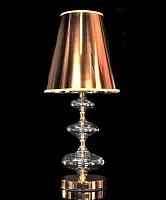 Настольная лампа Veneziana LDT 1113-1 (GD) Lumina Deco золотая 1 лампа, основание золотое металл в стиле современный 