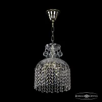 Светильник подвесной 14781/22 G R Bohemia Ivele Crystal прозрачный 3 лампы, основание золотое в стиле классический r