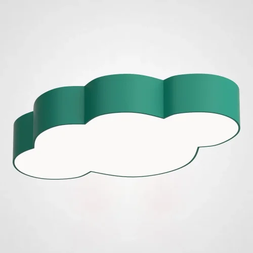 Светильник потолочный CLOUD 50 Зеленый 186674-26 ImperiumLoft белый на 1 лампу, основание зелёное в стиле современный скандинавский 