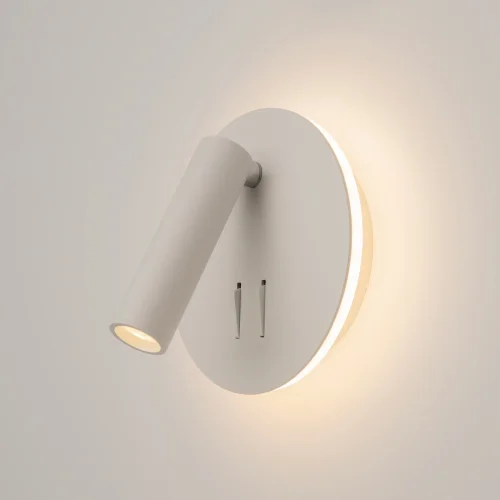 Бра с выключателем LED ios 176 C176-WL-01-6W-W Maytoni белый на 1 лампу, основание белое в стиле современный фото 9