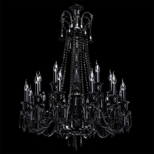 Люстра подвесная Барселона 313010818 Chiaro без плафона на 18 ламп, основание чёрное в стиле классический  фото 2