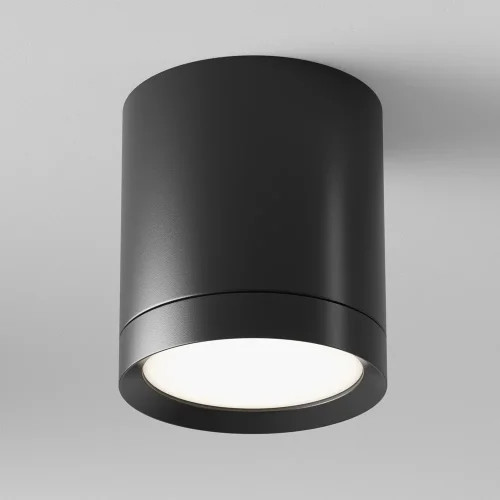 Светильник накладной Hoop C086CM-GX53-MRD-B Maytoni чёрный 1 лампа, основание чёрное в стиле современный круглый фото 3