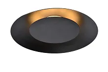 Светильник потолочный LED Foskal 79177/12/30 Lucide чёрный на 1 лампу, основание чёрное в стиле современный 