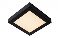 Светильник потолочный LED Brice-Led 28117/22/30 Lucide белый 1 лампа, основание чёрное в стиле современный квадраты