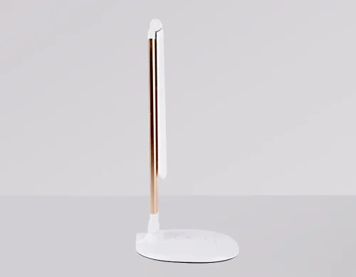 Настольная лампа LED DE525 Ambrella light белая 1 лампа, основание белое полимер в стиле хай-тек современный беспроводная зарядка фото 4