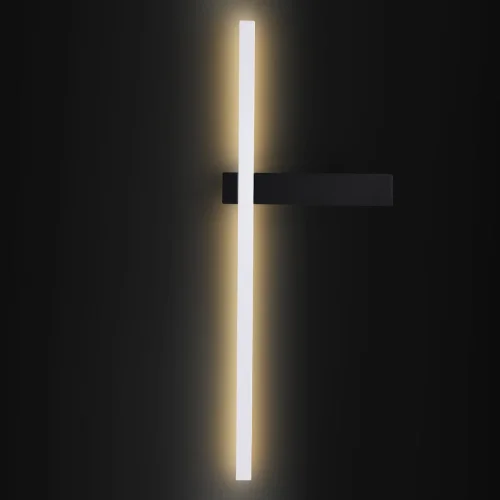 Бра LED Blake 5601/9WL Lumion белый на 1 лампа, основание чёрное в стиле минимализм  фото 2