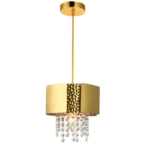 Светильник подвесной EMPIRE 76014/1W GOLD Natali Kovaltseva прозрачный золотой 1 лампа, основание золотое в стиле классический 
