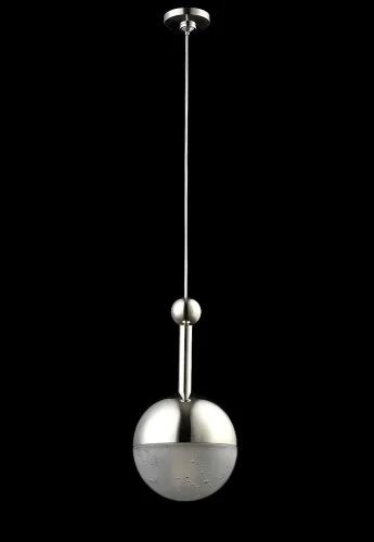 Светильник подвесной TRUENA SP1 NICKEL Crystal Lux прозрачный 1 лампа, основание никель в стиле современный  фото 3