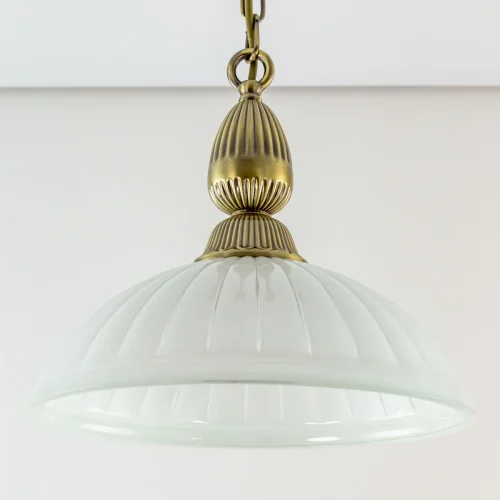 Светильник подвесной Латур CL413212 Citilux белый 1 лампа, основание бронзовое в стиле классический  фото 11