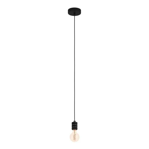 Светильник подвесной Yorth 43801 Eglo без плафона 1 лампа, основание чёрное в стиле современный 